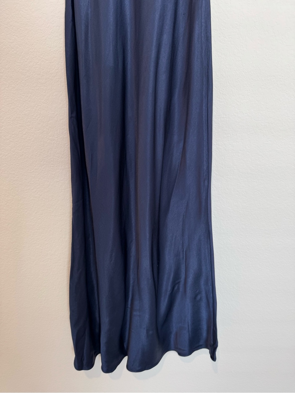 Rails Solene Navy Blue Midi Lightweight Satin Sleeveless Dress - Picture 12 of 12